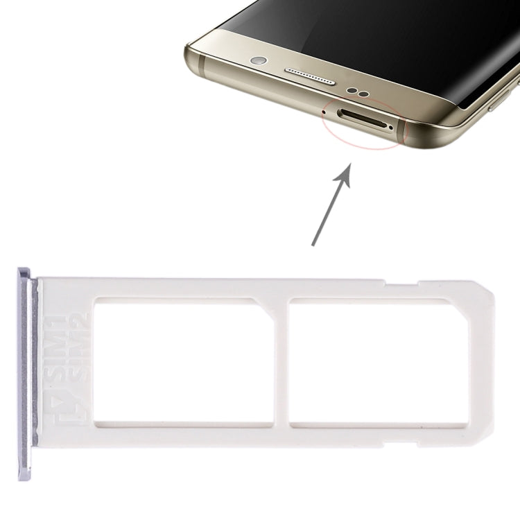 For Galaxy S6 Edge plus / S6 Edge+ 2 SIM Card Tray, For Galaxy S6+, For Samsung Galaxy S6 Edge plus(Double)