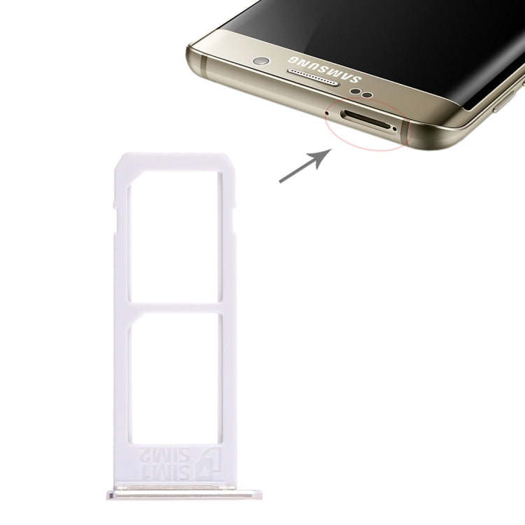 Per Galaxy S6 Edge plus / S6 Edge+ 2 Vassoio scheda SIM, For Galaxy S6+, For Samsung Galaxy S6 Edge plus(Double)