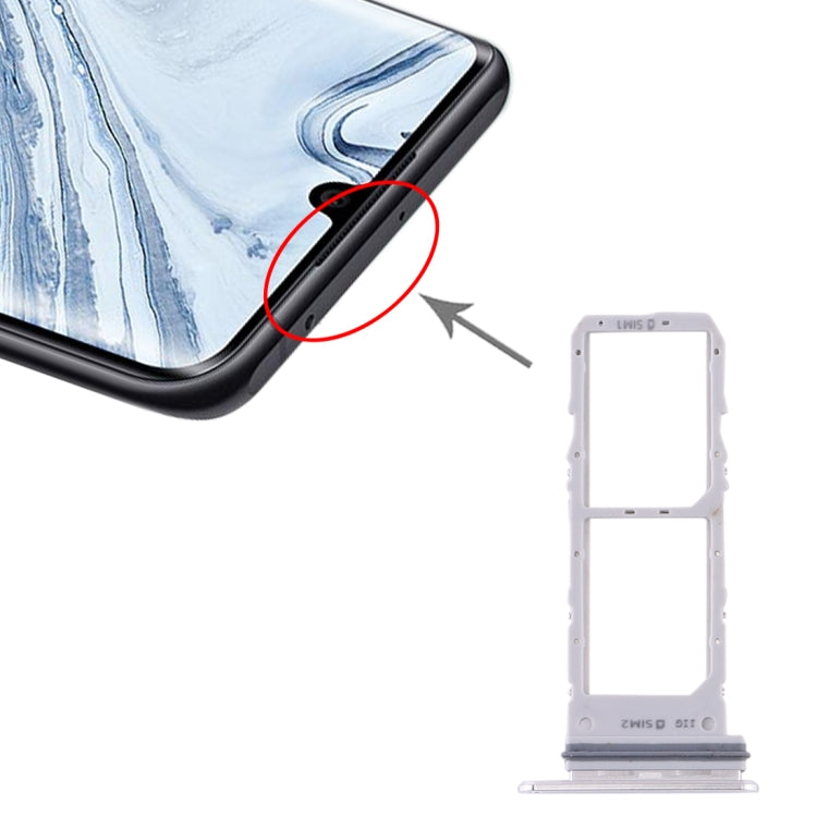 For Samsung Galaxy Note10 SIM Card Tray + SIM Card Tray, For Samsung Galaxy Note10(Dual), For Samsung Galaxy Note10(Double)