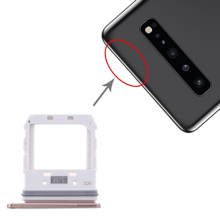 SIM Card Tray for Samsung Galaxy S10 5G, For Samsung Galaxy S10 5G(Single)