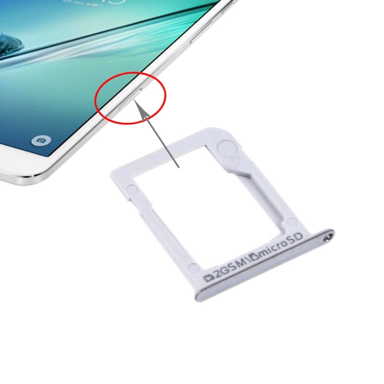 For Galaxy Tab S2 8.0 / T715 SIM Card Tray and Micro SD Card Tray, For Galaxy Tab S2 8.0, For Samsung Galaxy Tab S2 8.0