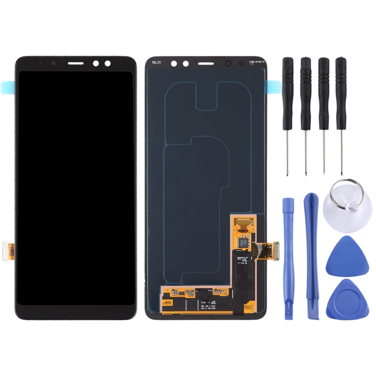 Schermo LCD originale e digitalizzatore assemblato completo per Galaxy A8+ (2018) / A730, For Samsung Galaxy A8+ (2018)