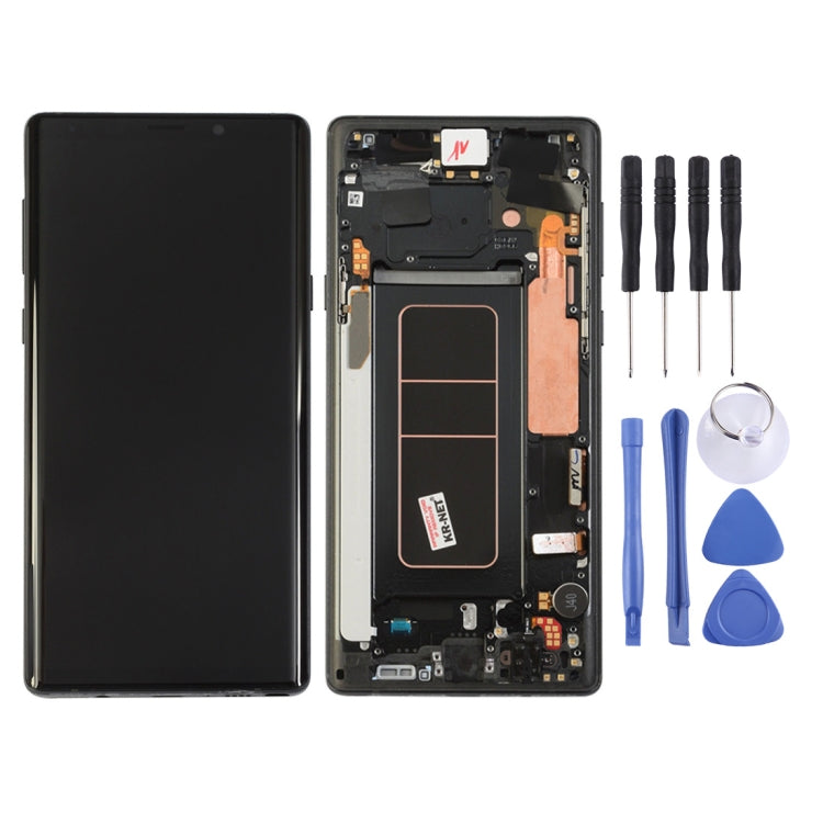 LCD Screen and Digitizer Full Assembly with Frame for Galaxy Note9 / N960A / N960F / N960V / N960T / N960U, For Samsung Galaxy Note9 (Frame), For Galaxy Note9 (Frame), For Samsung Galaxy Note9