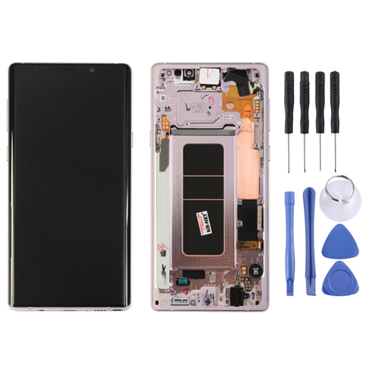 Schermo LCD e digitalizzatore assemblaggio completo con cornice per Galaxy Note9 / N960A / N960F / N960V / N960T / N960U, For Samsung Galaxy Note9 (Frame), For Galaxy Note9 (Frame), For Samsung Galaxy Note9