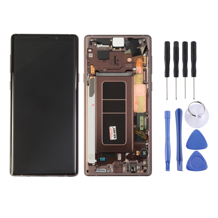 Schermo LCD e digitalizzatore assemblaggio completo con cornice per Galaxy Note9 / N960A / N960F / N960V / N960T / N960U, For Samsung Galaxy Note9 (Frame), For Galaxy Note9 (Frame), For Samsung Galaxy Note9