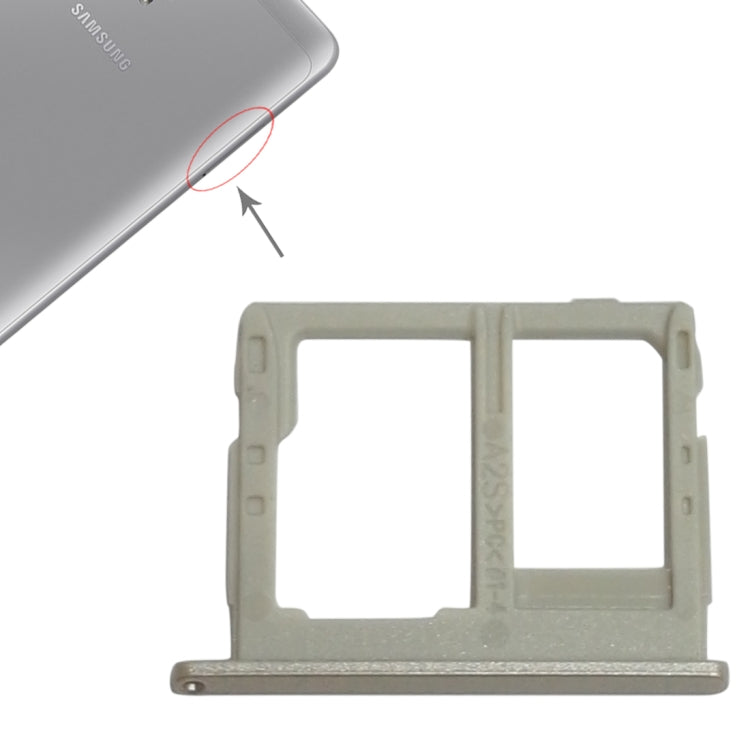 For Galaxy Tab A 8.0 / T380 / T385 SIM Card Tray + Micro SD Card Tray, For Samsung Galaxy Tab A 8.0