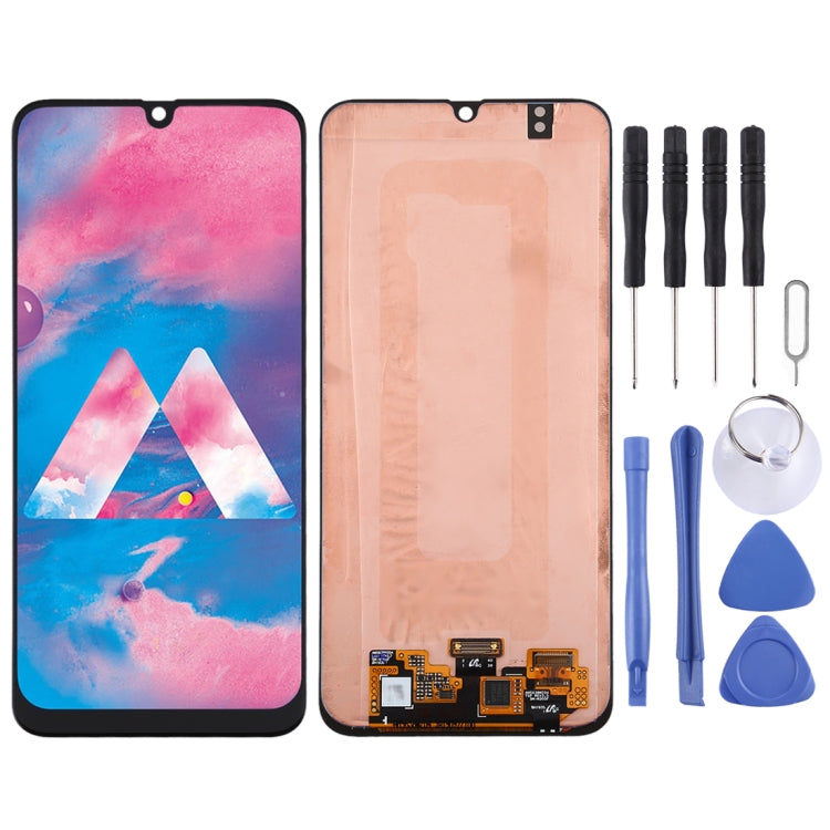 Schermo LCD originale e digitalizzatore assemblaggio completo per Galaxy M30, For Samsung Galaxy M30