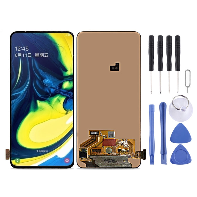 Schermo LCD e digitalizzatore assemblaggio completo per Galaxy A80 A90 A805F, For Samsung Galaxy A80 A90