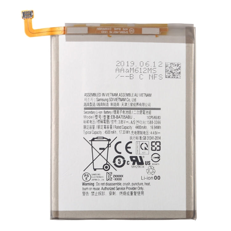 Batteria sostitutiva per telefono cellulare Galaxy A70 da 4400 mAh, For Galaxy A70