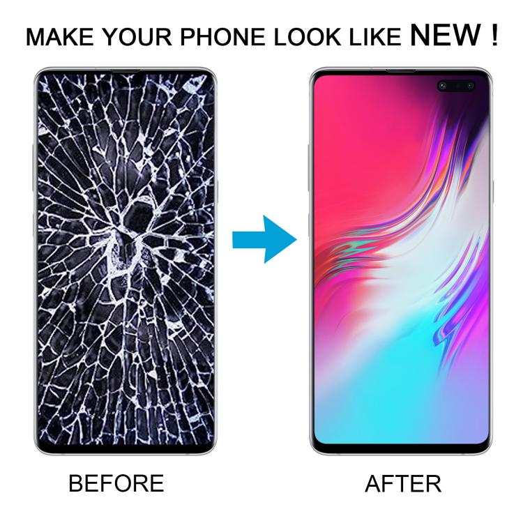 Schermo LCD e digitalizzatore in materiale AMOLED dinamico originale assemblaggio completo per Galaxy S10 5G, For Samsung Galaxy S10 5G (AMOLED)