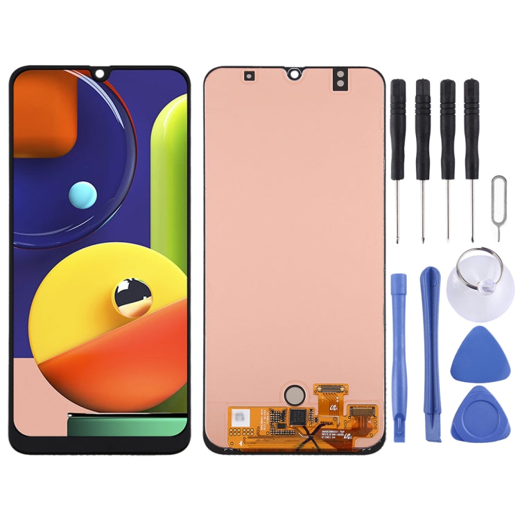 Schermo LCD originale in materiale Super AMOLED e digitalizzatore assemblaggio completo per Galaxy A50s, For Samsung Galaxy A50s (Super AMOLED)