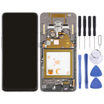 Schermo LCD originale in materiale Super AMOLED e digitalizzatore assemblaggio completo con cornice per Galaxy A80, For Samsung Galaxy A80 (Super AMOLED)