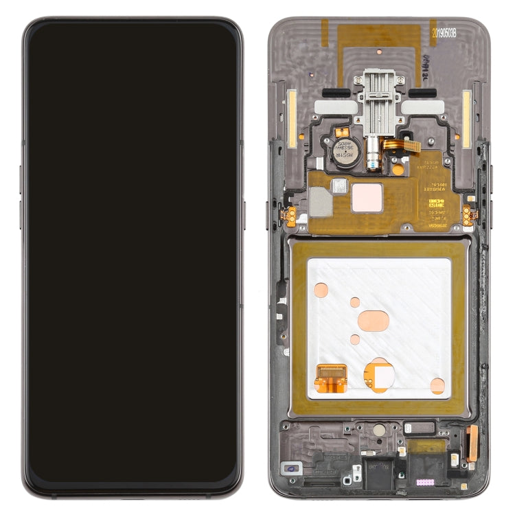 Schermo LCD originale in materiale Super AMOLED e digitalizzatore assemblaggio completo con cornice per Galaxy A80, For Samsung Galaxy A80 (Super AMOLED)