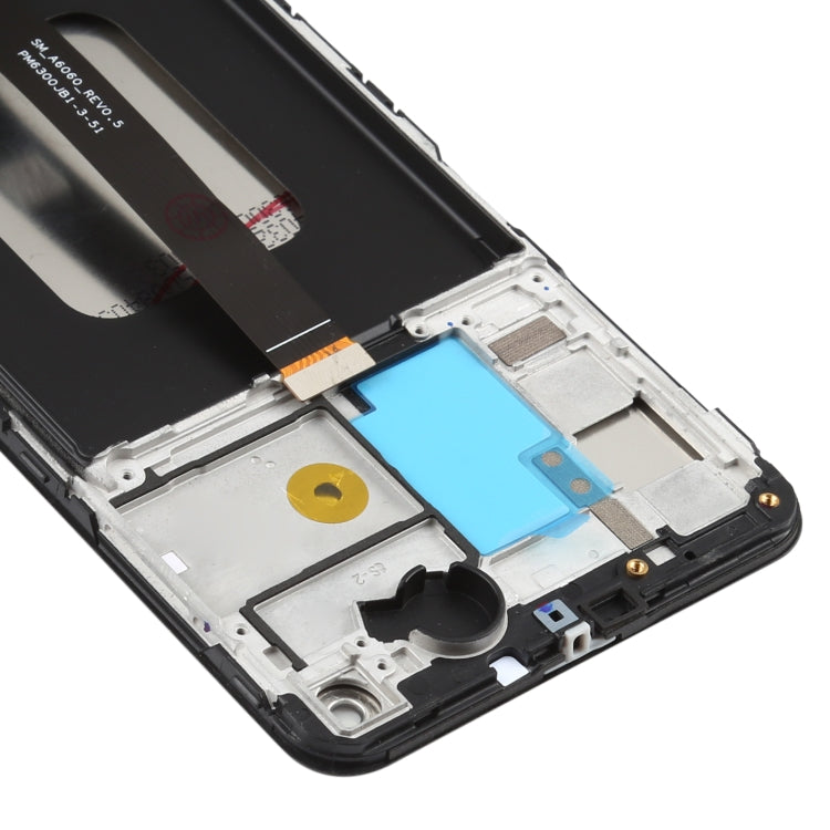 Schermo LCD originale PLS TFT in materiale e digitalizzatore assemblaggio completo con cornice per Galaxy M40, For Samsung Galaxy M40 (PLS TFT)