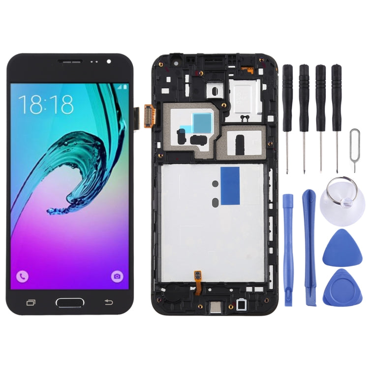 Schermo LCD in materiale TFT e digitalizzatore assemblaggio completo con cornice per Galaxy J3 (2016) / J320F, For Galaxy J3 (2016) (TFT Material), For Galaxy J3 (2016) with Frame,TFT