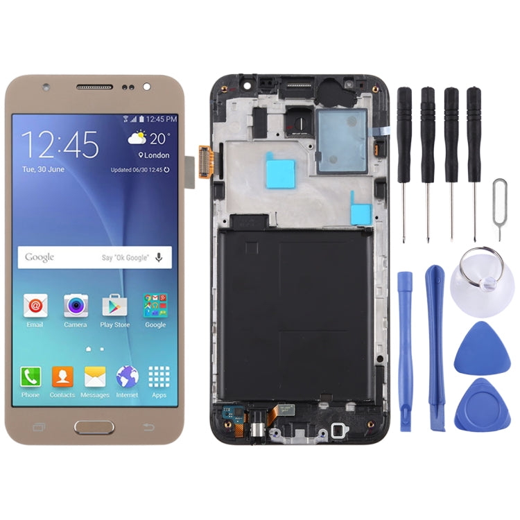 Schermo LCD in materiale TFT e digitalizzatore assemblaggio completo con cornice per Galaxy J5 (2015) / J500F, For Galaxy J5 (2015) (TFT Material), For Galaxy J5 (2015) with Frame,TFT