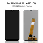 Schermo LCD e digitalizzatore in materiale TFT originale PLS assemblaggio completo (cavo flessibile stretto) per Galaxy A01, For Samsung Galaxy A01 SM-A015F(Original )(Narrow)