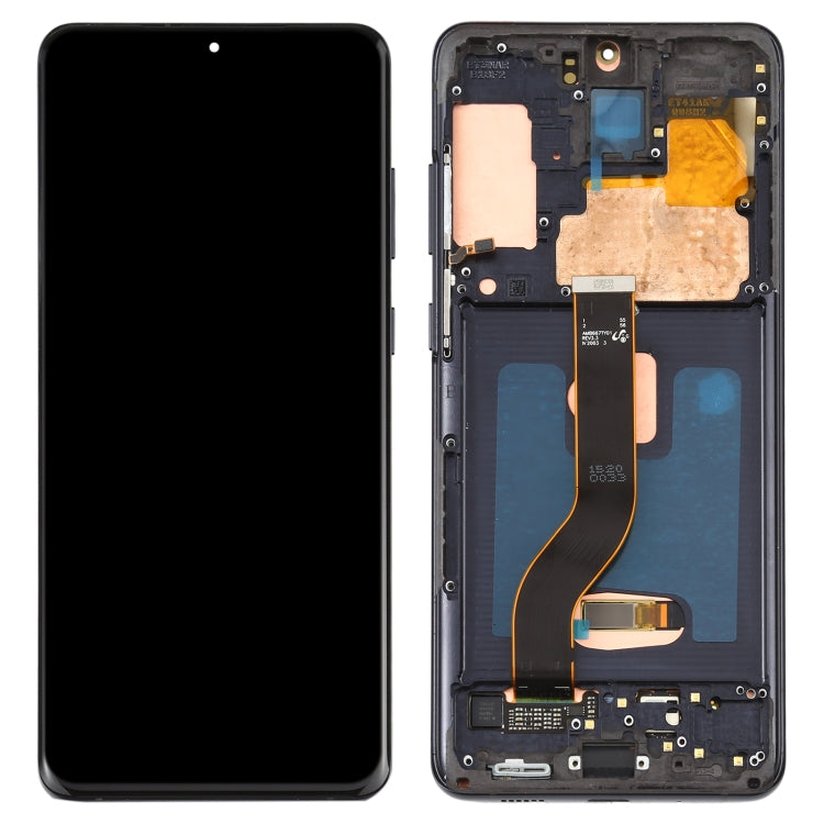 Original Dynamic AMOLED LCD Screen and Digitizer Full Assembly with Frame for Galaxy S20+ 4G, For Samsung Galaxy S20+ 4G (Original )