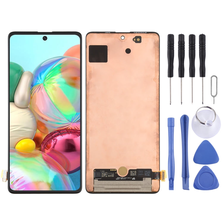 Schermo LCD originale in materiale Super AMOLED e digitalizzatore assemblaggio completo per Galaxy A71 4G, For Samsung Galaxy A71 4G(Original )