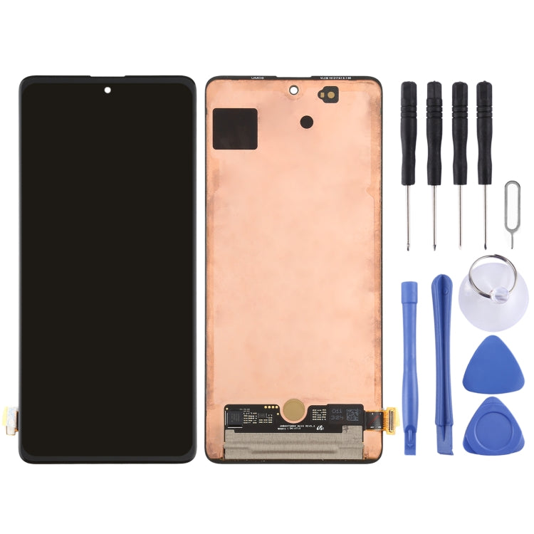 Schermo LCD originale in materiale Super AMOLED e digitalizzatore assemblaggio completo per Galaxy A71 4G, For Samsung Galaxy A71 4G(Original )