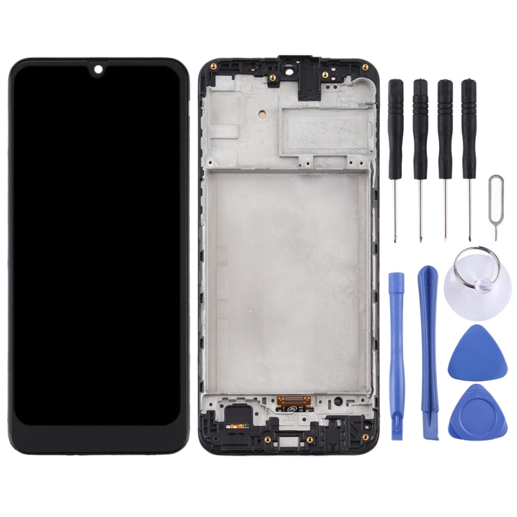 Schermo LCD in materiale TFT e digitalizzatore assemblaggio completo con cornice per Samsung Galaxy M30s, For Samsung Galaxy M30s (TFT)