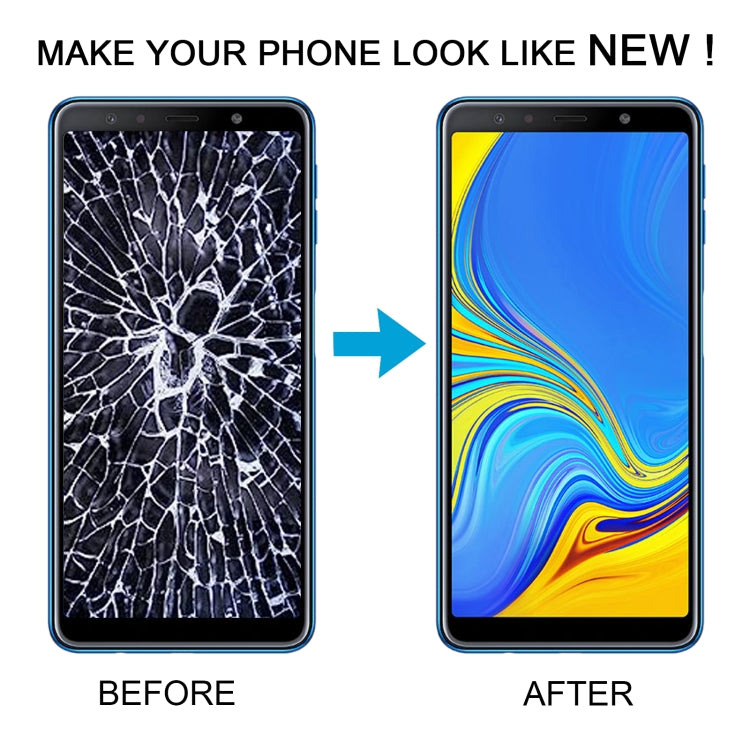 Schermo LCD in materiale TFT e digitalizzatore assemblaggio completo con cornice per Samsung Galaxy A7 (2018) / SM-A750F, For Samsung Galaxy A7 (2018)(RU), For Samsung Galaxy A7 (2018) (TFT)