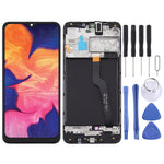 Schermo LCD e digitalizzatore assemblaggio completo con cornice per Samsung Galaxy A10 / SM-A105F (versione a scheda singola), For Samsung Galaxy A10