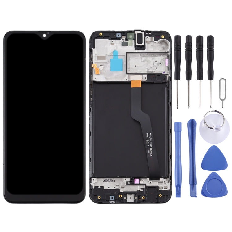 Schermo LCD e digitalizzatore assemblaggio completo con cornice per Samsung Galaxy A10 / SM-A105F (versione a scheda singola), For Samsung Galaxy A10