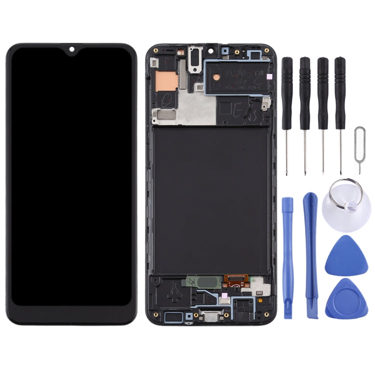 TFT LCD Screen and Digitizer Full Assembly with Frame for Samsung Galaxy A30s, For Samsung Galaxy A30s (TFT), For Samsung Galaxy A30s(RU)