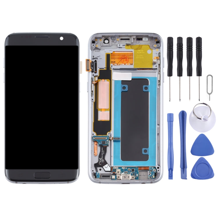 Schermo LCD in materiale OLED e digitalizzatore assemblaggio completo con cornice per Samsung Galaxy S7 Edge / SM-G935F, For Galaxy S7 Edge (OLED), For Samsung Galaxy S7 Edge (OLED), For Galaxy S7 Edge (OLED Material)                                   ...