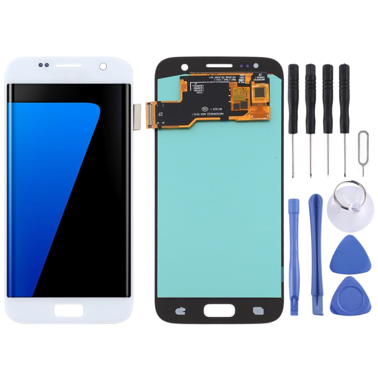 OLED Material LCD Screen and Digitizer Full Assembly for Samsung Galaxy S7, For Samsung Galaxy S7(OLED), For Galaxy S7(OLED Material)