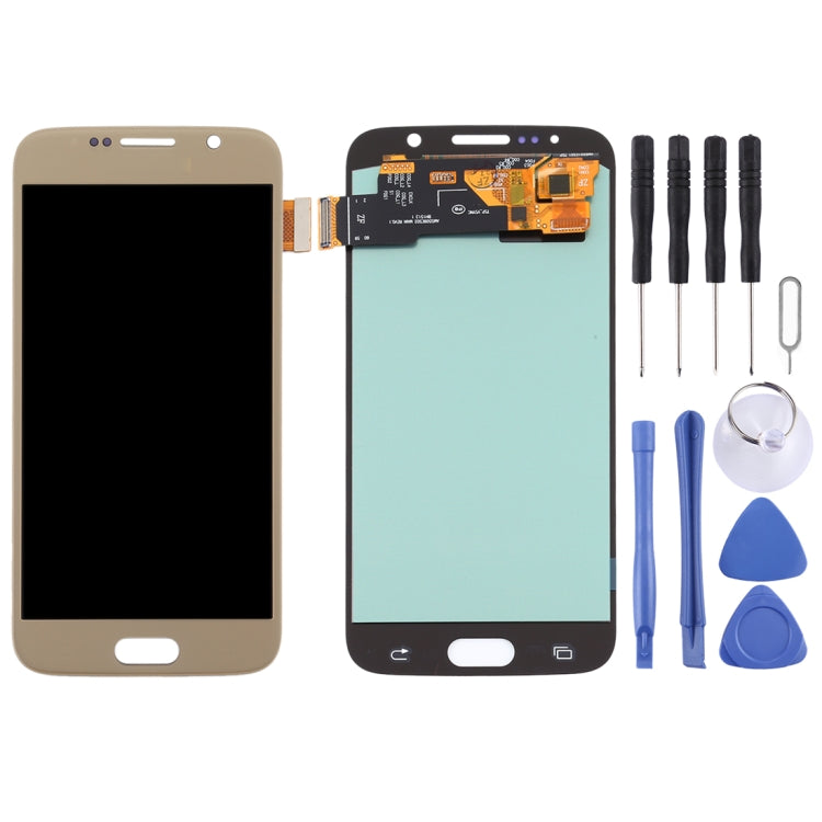 OLED Material LCD Screen and Digitizer Full Assembly for Samsung Galaxy S6, For Samsung Galaxy S6(OLED), For Samsung Galaxy S6(OLED Material)