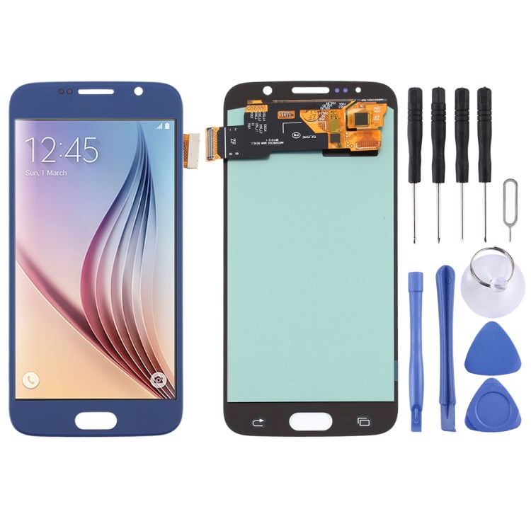 OLED Material LCD Screen and Digitizer Full Assembly for Samsung Galaxy S6, For Samsung Galaxy S6(OLED), For Samsung Galaxy S6(OLED Material)