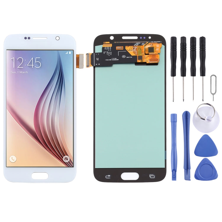 Schermo LCD in materiale OLED e digitalizzatore assemblaggio completo per Samsung Galaxy S6, For Samsung Galaxy S6(OLED), For Samsung Galaxy S6(OLED Material)