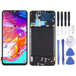 Schermo LCD in materiale TFT e digitalizzatore assemblaggio completo con cornice per Samsung Galaxy A70 (non supporta l'identificazione delle impronte digitali), For Samsung Galaxy A70