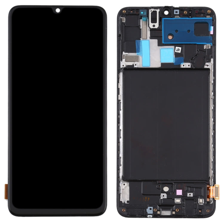 Schermo LCD in materiale TFT e digitalizzatore assemblaggio completo con cornice per Samsung Galaxy A70 (non supporta l'identificazione delle impronte digitali), For Samsung Galaxy A70