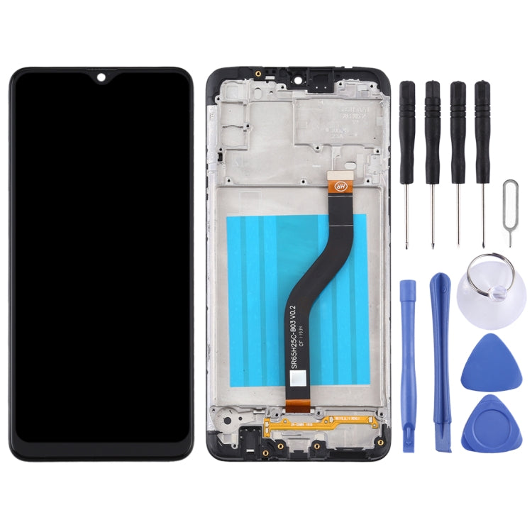 Schermo LCD e digitalizzatore assemblato completo con cornice per Samsung Galaxy A20s, For Samsung Galaxy A20s