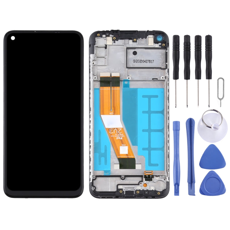 Schermo LCD e digitalizzatore assemblaggio completo con cornice per Samsung Galaxy A11, For Samsung Galaxy A11