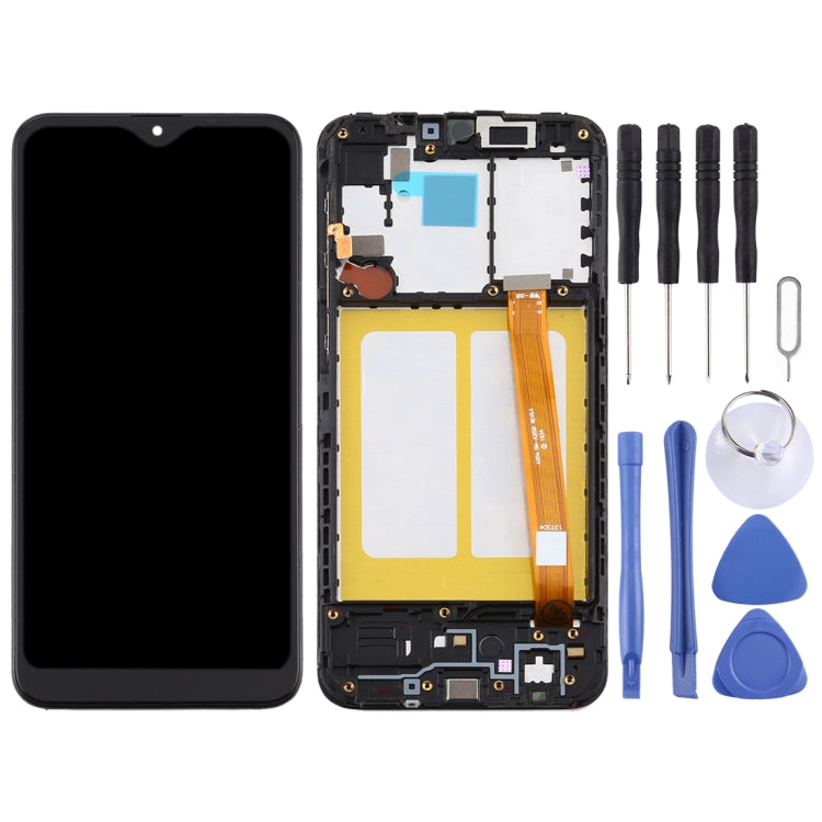 TFT Material LCD Screen and Digitizer Full Assembly with Frame for Samsung Galaxy A20e, For Samsung Galaxy A20e(TFT)