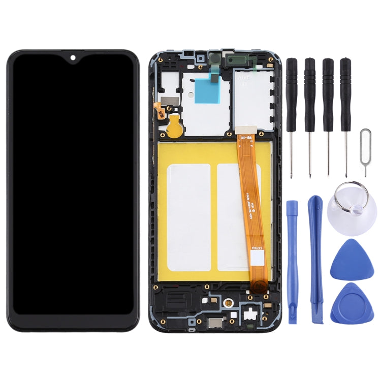 Schermo LCD in materiale TFT e digitalizzatore assemblaggio completo con cornice per Samsung Galaxy A10e, For Samsung Galaxy A10e(TFT)