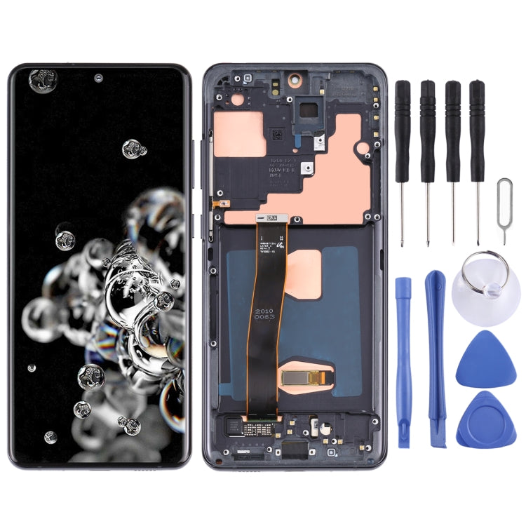 Schermo LCD originale e digitalizzatore assemblaggio completo con cornice per Samsung Galaxy S20 Ultra 4G/S20 Ultra 5G, For Samsung Galaxy S20 Ultra 4G/S20 Ultra 5G, For Samsung Galaxy S20 Ultra 4G/S20 Ultra 5G(Original)