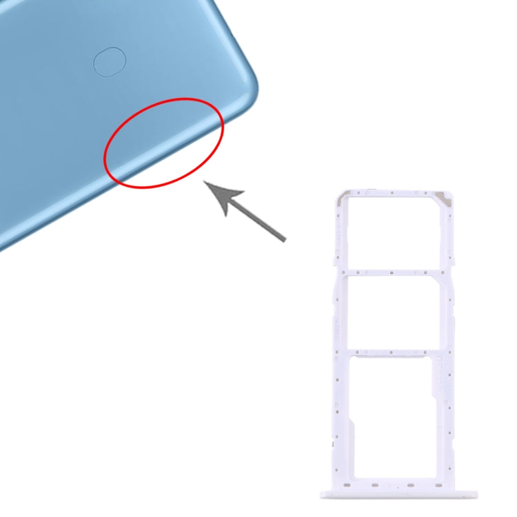 Per Samsung Galaxy A11 SM-A115 Vassoio scheda SIM + Vassoio scheda SIM + Vassoio scheda micro SD, For Samsung Galaxy A11(dual card), For Samsung Galaxy A11(Dual)