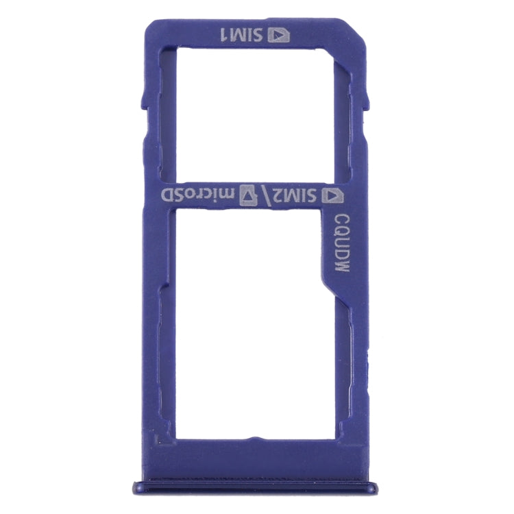 Per Samsung Galaxy M40 SM-M405 Vassoio scheda SIM + Vassoio scheda SIM/Vassoio scheda Micro SD, For Samsung Galaxy M40 (dual card) (Baby Blue), For Samsung Galaxy M40 (dual card)