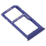 Per Samsung Galaxy M40 SM-M405 Vassoio scheda SIM + Vassoio scheda SIM/Vassoio scheda Micro SD, For Samsung Galaxy M40 (dual card), For Samsung Galaxy M40 (dual card) (Baby Blue)