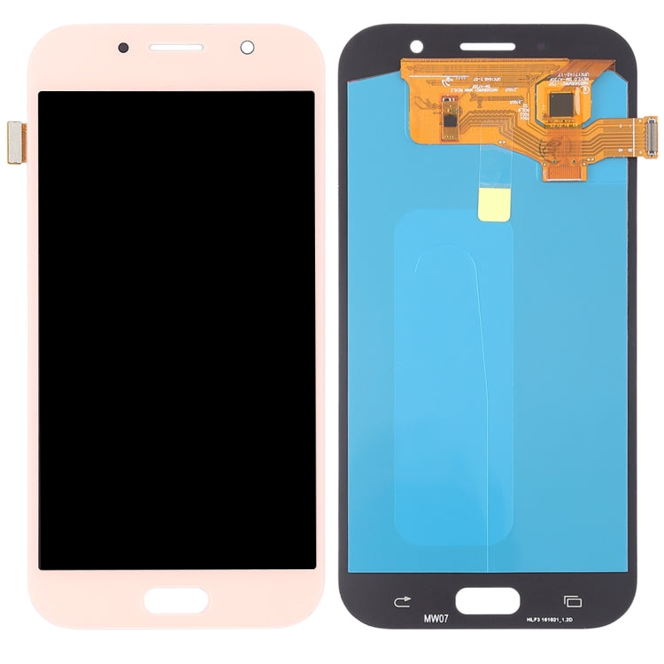 Complete LCD Screen and Digitizer Assembly (OLED Material) for Galaxy A7 (2017), A720F, A720F/DS, For Galaxy A7 (2017) OLED, For Samsung Galaxy A7 (2017) OLED