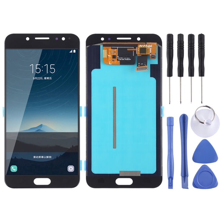 LCD Screen and Digitizer Full Assembly (OLED Material) for Galaxy C8, C710F/DS, C7100, For Samsung Galaxy C8 (OLED)