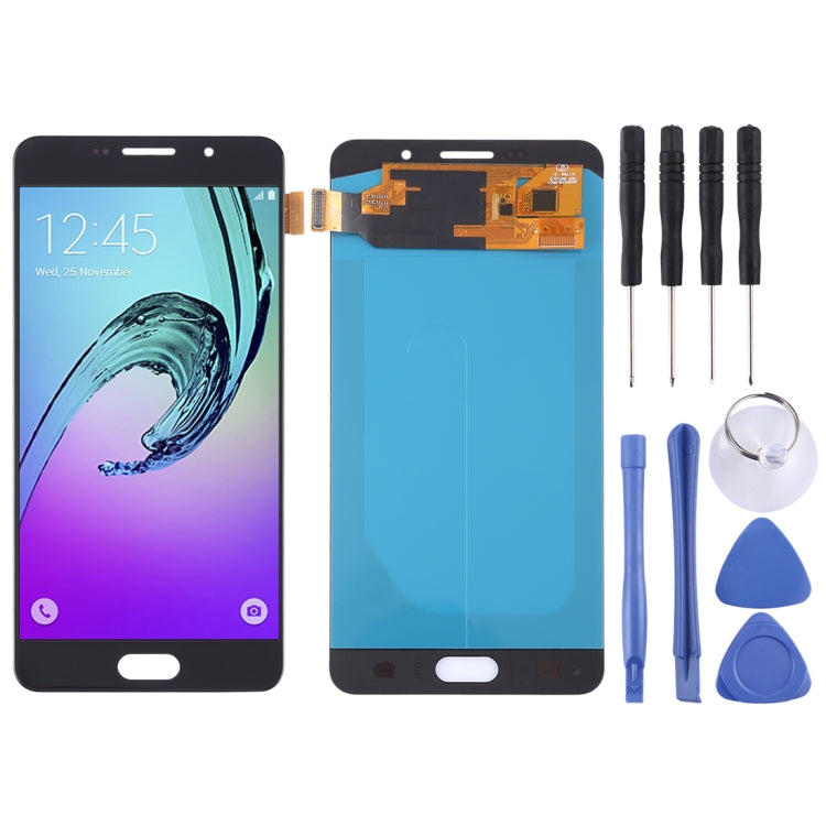 LCD Screen and Digitizer Full Assembly (OLED Material) for Galaxy A7 (2016), A710F, A710F/DS, A710FD, A710M, A710M/DS, A710Y/DS, A7100, Galaxy A7 (2016) OLED, For Samsung Galaxy A7 (2016) OLED, For Galaxy A7 (2016) OLED