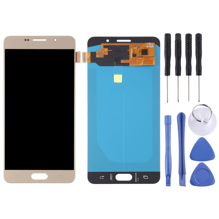 Schermo LCD e digitalizzatore assemblaggio completo (materiale OLED) per Galaxy A7 (2016), A710F, A710F/DS, A710FD, A710M, A710M/DS, A710Y/DS, A7100, Galaxy A7 (2016) OLED, For Samsung Galaxy A7 (2016) OLED, For Galaxy A7 (2016) OLED