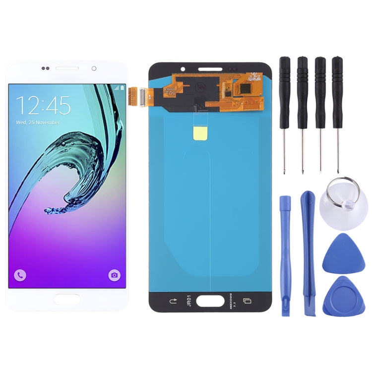 LCD Screen and Digitizer Full Assembly (OLED Material) for Galaxy A7 (2016), A710F, A710F/DS, A710FD, A710M, A710M/DS, A710Y/DS, A7100, Galaxy A7 (2016) OLED, For Samsung Galaxy A7 (2016) OLED, For Galaxy A7 (2016) OLED