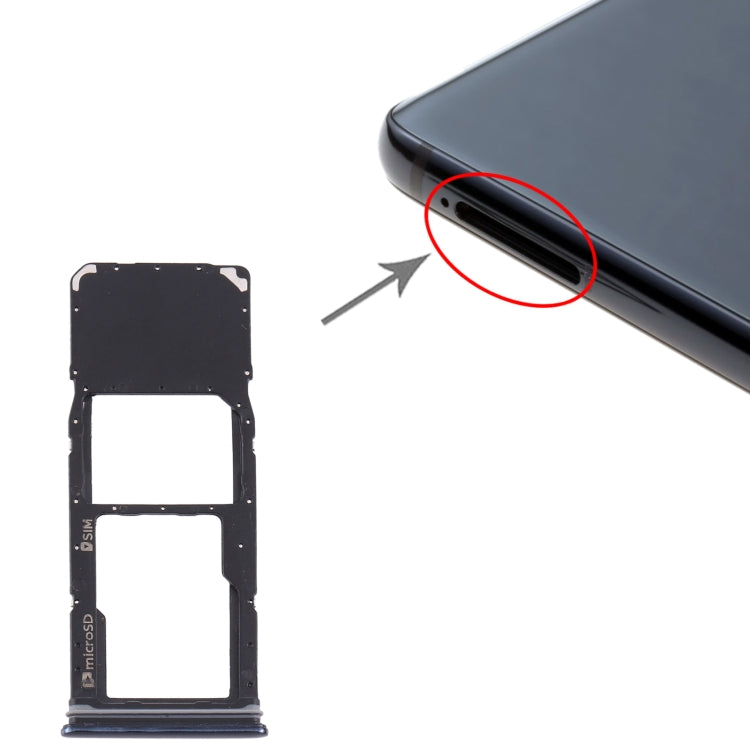 For Samsung Galaxy A9 (2018) SM-A920 SIM Card Tray + Micro SD Card Tray, For Samsung Galaxy A9 (2018)